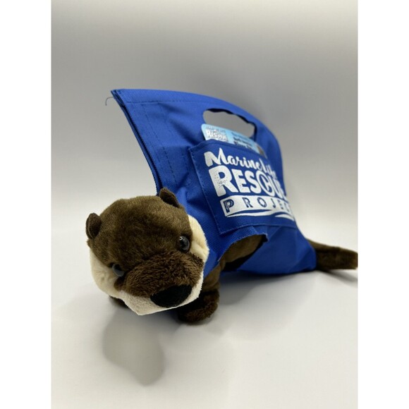 Marine Life Rescue Project River Otter Plush Stuffed Animal w/ Stretcher & Card - Picture 10 of 14